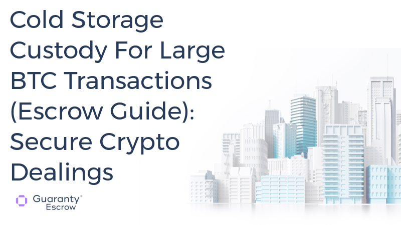 Cold Storage Custody For Large BTC Transactions (Escrow Guide)